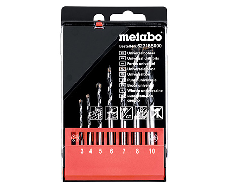 Набор универсальных сверл METABO 627186000