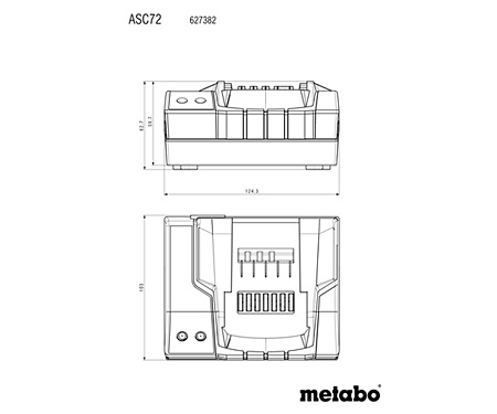 Зарядний пристрій METABO ASC 72