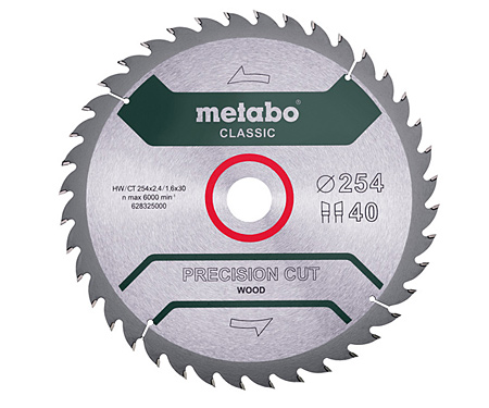 Пильный диск METABO PrecisionCutClassic 254x30мм Blister