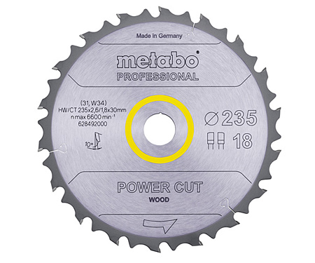 Пильный диск METABO 235x30 18FZ/FA 10°