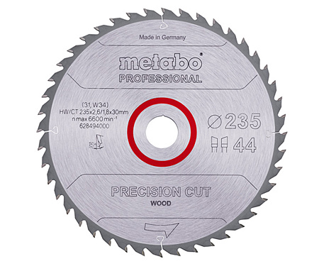Пильный диск METABO 235x30 44 WZ15°