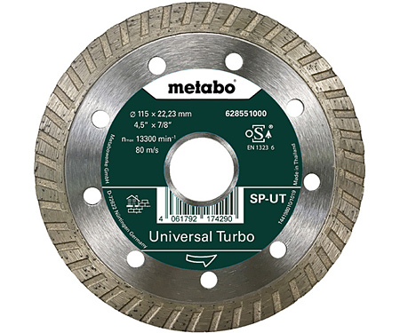Алмазный отрезной круг METABO SP - UT, 115X22,23мм (628551000)