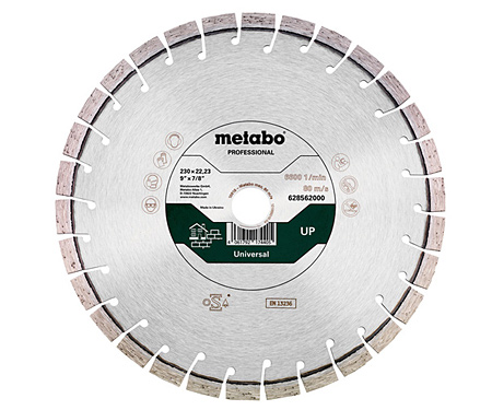 Алмазный отрезной круг Professional METABO UP 230X22,23мм (628562000)