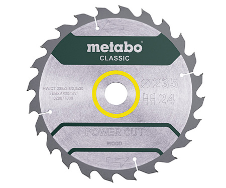 Пильный диск METABO 235X30, Z24 WZ 18° (628677000)