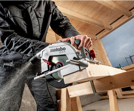 Ручная дисковая пила METABO KS 66 FS + KFS 44