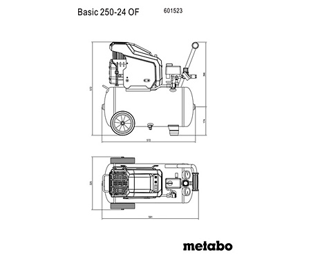 Компрессор METABO Basic 250-24 OF + LPZ4
