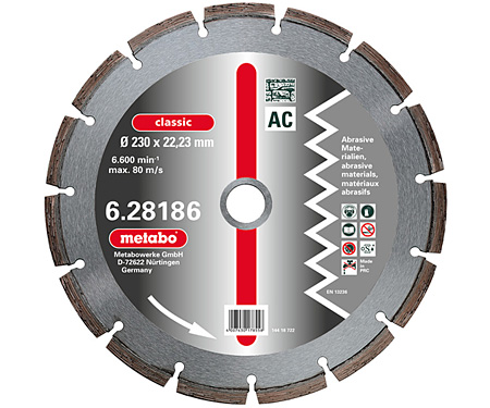 Алмазный круг  METABO Classic AC 125 мм (628183000)