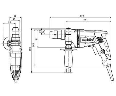 Дриль METABO BE 500/6