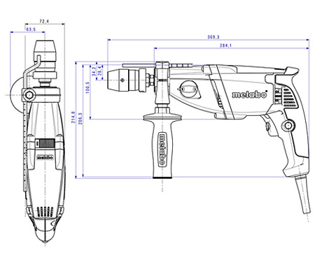 Дрель METABO BE 751 (БЗП)