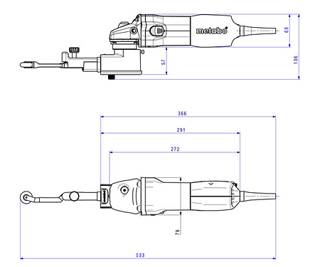 Ленточный напильник METABO BFE 9-20