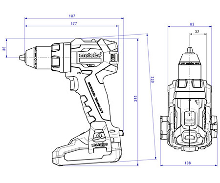 Аккумуляторный шуруповерт METABO BS 18 LT BL (3,5 Ач)