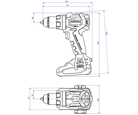 Аккумуляторный шуруповерт METABO BS 18 LT BL