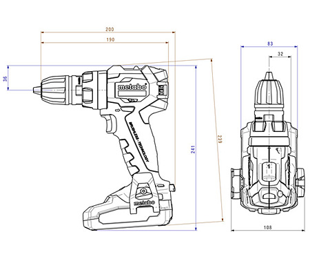 Аккумуляторный шуруповерт METABO BS 18 LT BL Q (3.1 Ач)