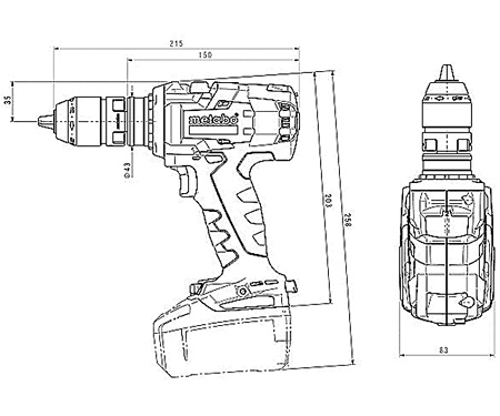 Аккумуляторный шуруповерт METABO BS 18 LTX-3 BL Q I (5,5 Ач)