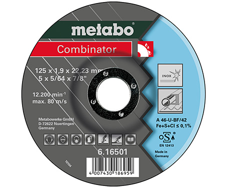 Отрезной круг  METABO Combinator 125 мм (616501000)