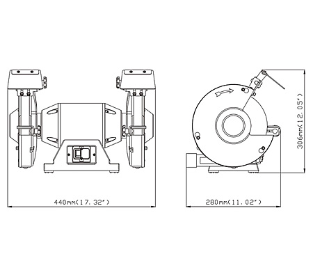 Точильный станок  METABO DS 200