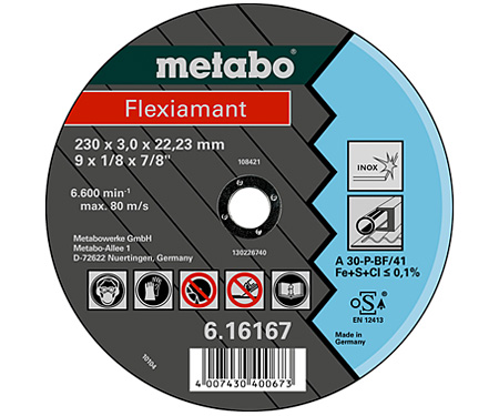 Відрізний круг METABO Flexiamant 125 мм (616738000)