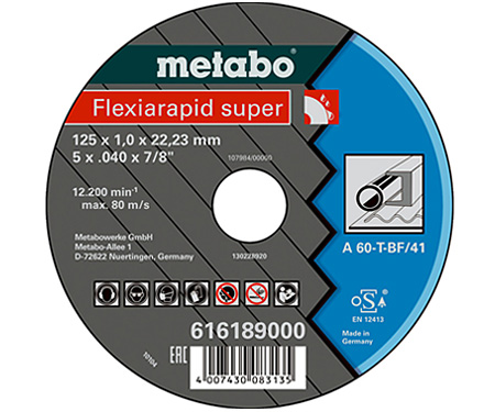 Відрізний круг METABO Flexiamant super 125 мм (616192000)