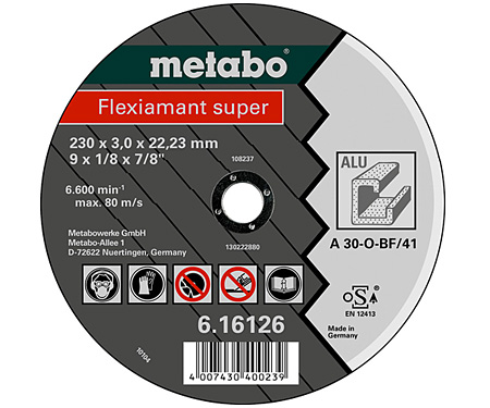 Отрезной круг  METABO Flexiamant super 125 мм (616752000)