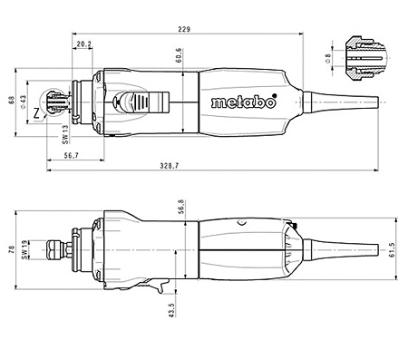 Фрезер METABO FME 737