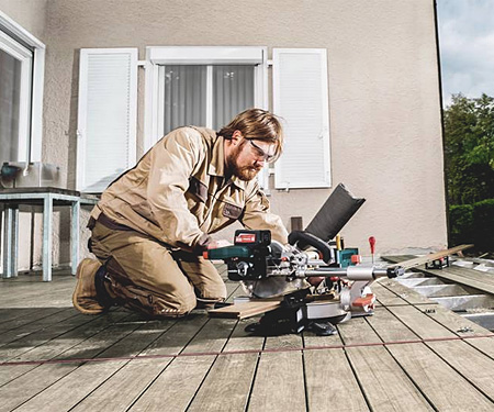 Акумуляторна торцювальна пила METABO KGS 18 LTX 216 Каркас