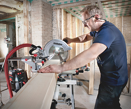 Торцювальна пила METABO KGS 254 M Set + KSU 251