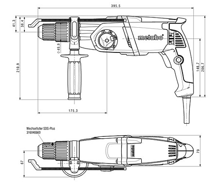 Перфоратор METABO KHE 2650