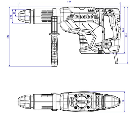 Перфоратор METABO KHEV 11-52 BL
