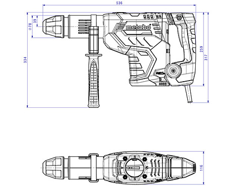 Перфоратор METABO KHEV 8-45 BL