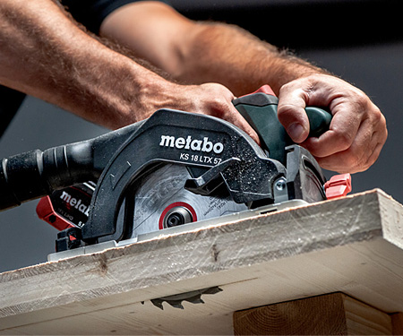 Акумуляторна дискова пилка METABO KS 18 LTX 57 Promo