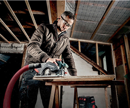 Акумуляторна дискова пилка METABO KS 18 LTX 57 Promo