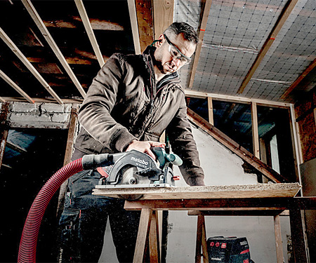 Аккумуляторная дисковая пила METABO KS 18 LTX 57 SET + FS 160