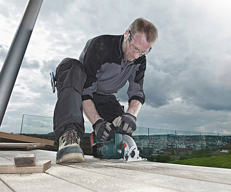 Аккумуляторная дисковая пила METABO KSA 18 LTX Каркас + MetaLoc