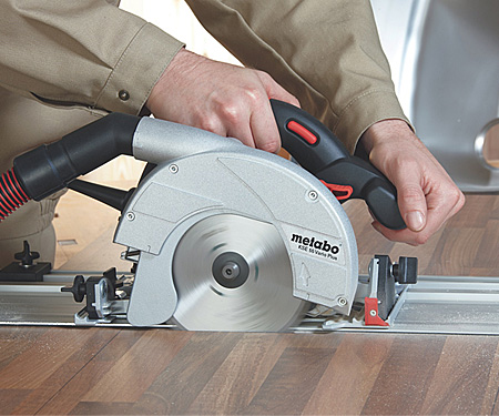 Ручная дисковая пила METABO KSE 55 Vario Plus SET + MetaLoc