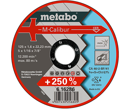 Отрезной круг  METABO M-Calibur 125 мм (616286000)