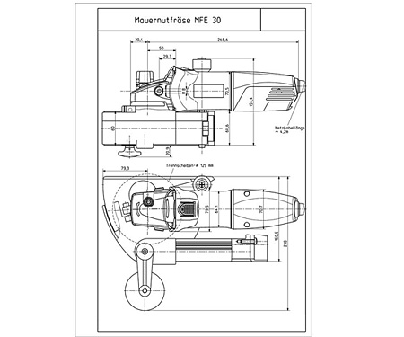 Штроборез METABO MFE 30