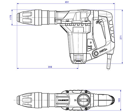 Отбойный молоток METABO MHE 5