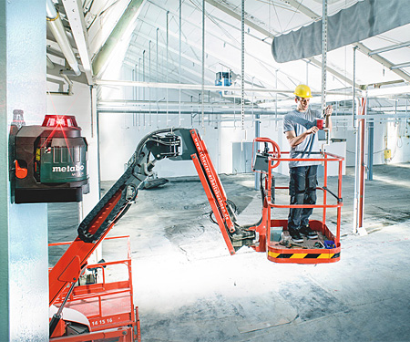 Лазерный линейный нивелир METABO MLL 3-20 + MetaLoc
