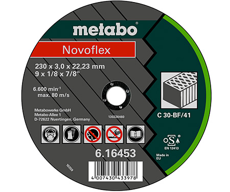 Відрізний круг METABO Novoflex 230 мм (616453000)
