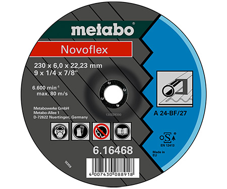 Обдирний круг METABO Novoflex 180 мм (616465000)