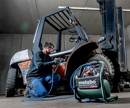 Аккумуляторный компрессор METABO Power 160-5 18 LTX BL OF