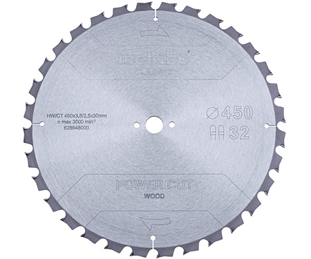 Пильный диск METABO Power Cut Wood Classic 450 мм (628648000)