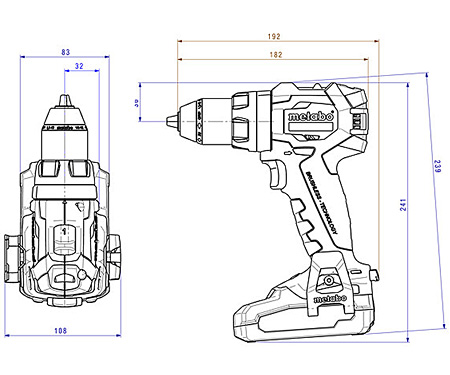 Аккумуляторный шуруповерт METABO SB 18 LT BL (4,0 Ач)