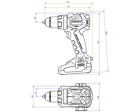Аккумуляторный шуруповерт METABO SB 18 LT BL (3,5 Ач)