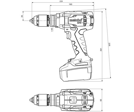 Аккумуляторный шуруповерт METABO SB 18 LTX Impuls