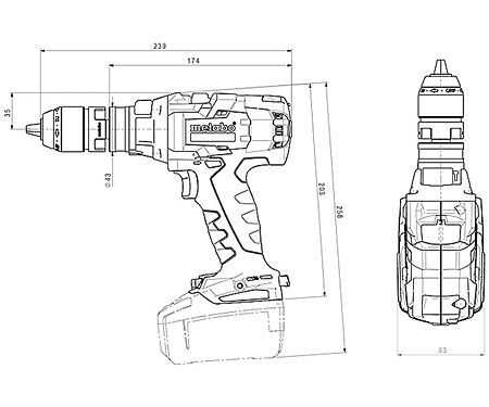 Аккумуляторный шуруповерт METABO SB 18 LTX-3 BL Q I (5,2 Ач)