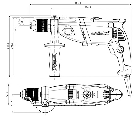 Ударная дрель METABO SBE 1000