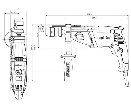 Ударний дриль METABO SBE 1100 Plus