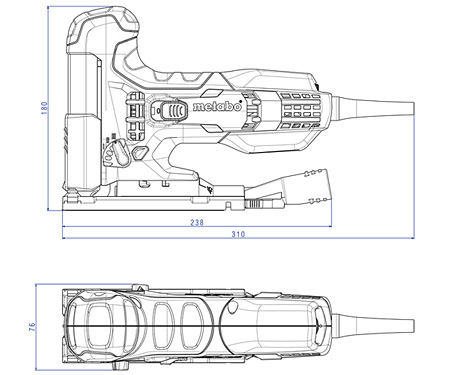 Лобзик METABO STE 100 Quick