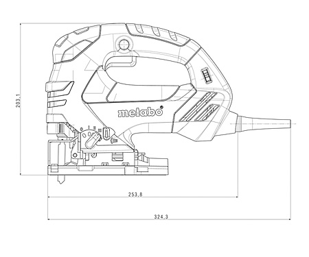 Лобзик METABO STEB 140